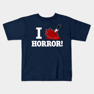 I Heart Horror! Kids T-Shirt